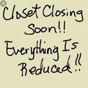 All must go closet closing